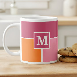 Wide Feminine Rand med Monogram Jumbo Mugg