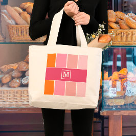 Wide Feminine Rand med Monogram Jumbo Tygkasse