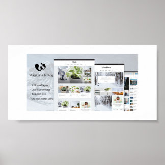 Wide - Magazine & Blogg WordPress Themes Poster