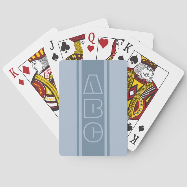 Wide Rand anpassningsbar initialer-spelkort Casinokort (Baksidan)