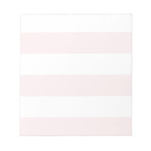 Wide Rand - Vit och Blek Rosa Anteckningsblock