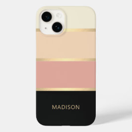 Wide Stripe Modern Monogram Namn