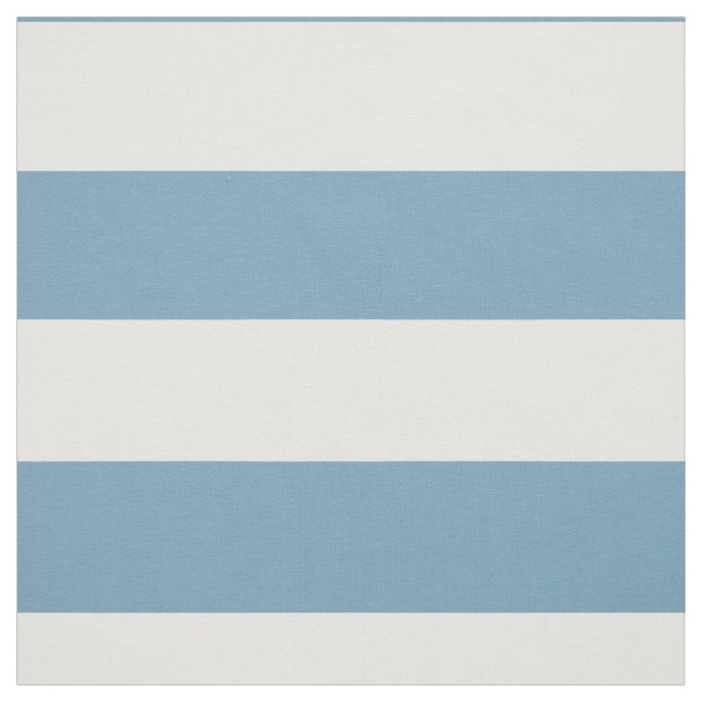 Wide White Rand på Carolina Blue Tyg (Provkarta)