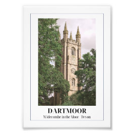 Widecombe in the Moor, Dartmoor, Devon Fototryck
