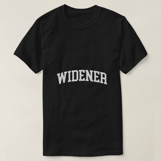 Widener Athletic Arch College Universiteten Alumni T Shirt (Design framsida)
