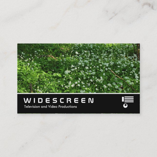 Widescreen 0438 - Woodland Flowers Visitkort (Framsida)