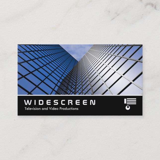 Widescreen 0465 - Reflective office Block Visitkort (Framsida)