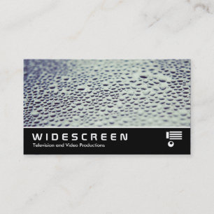 Widescreen 0486 - droppar i Vatten på glas 01 Visitkort