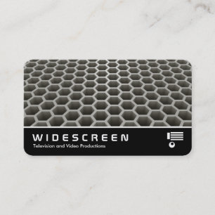 Widescreen 0542 - Honeycomb Perspective Warm Visitkort