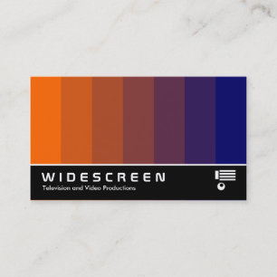 Widescreen 165 - Färg-blandning - Orange till Mörk Visitkort