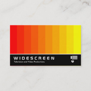 Widescreen 175 - Färg-blandning - röd till Gult Visitkort