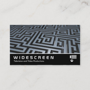 Widescreen 200 - Metall Maze Visitkort