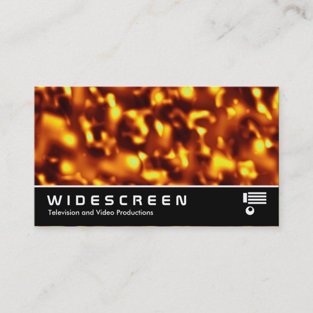 Widescreen 211 - Molten Guld Visitkort (Framsida)