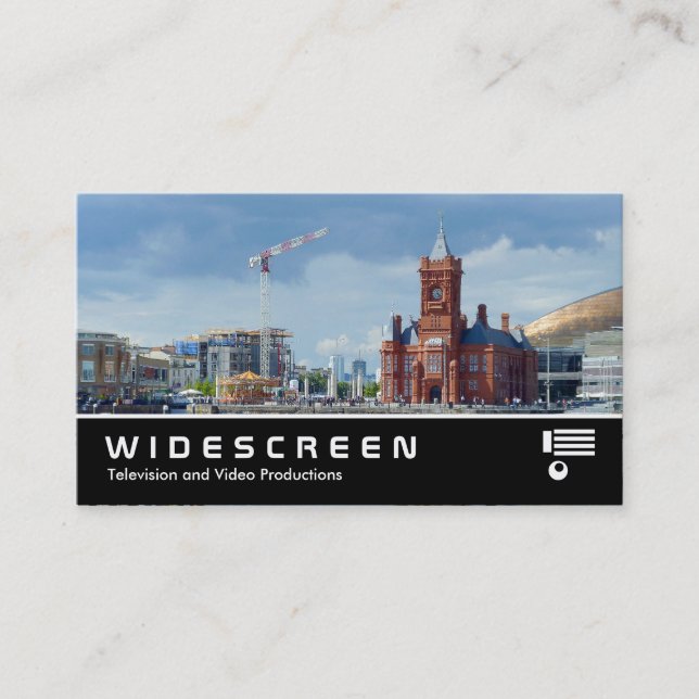 Widescreen 218 - Cardiff Bay Visitkort (Framsida)