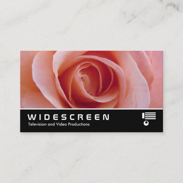 Widescreen 229 - Rosa ros Visitkort (Framsida)