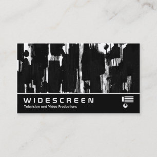 Widescreen 258 - Abstrakt i svart Visitkort