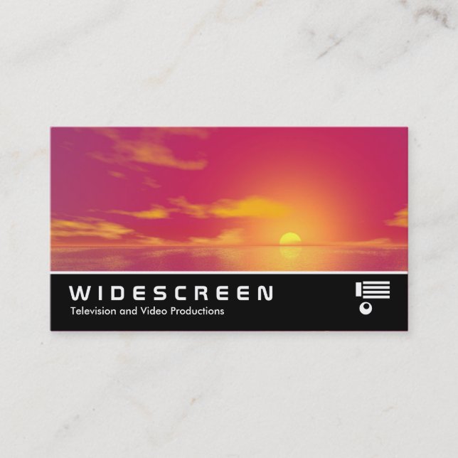 Widescreen 274 - Soluppgång v2 Visitkort (Framsida)