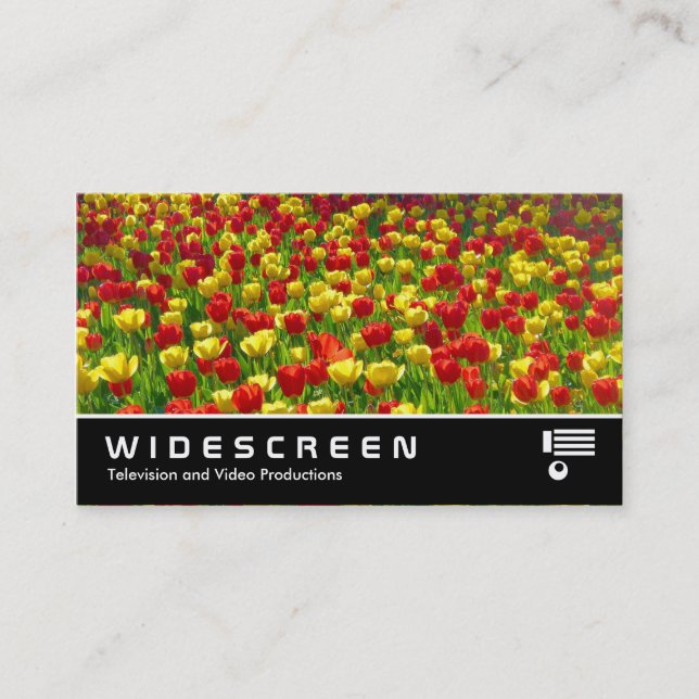 Widescreen 318 - Sea of Tulips Visitkort (Framsida)