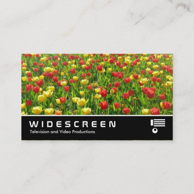 Widescreen 319 - Sea of Tulips II Visitkort (Framsida)