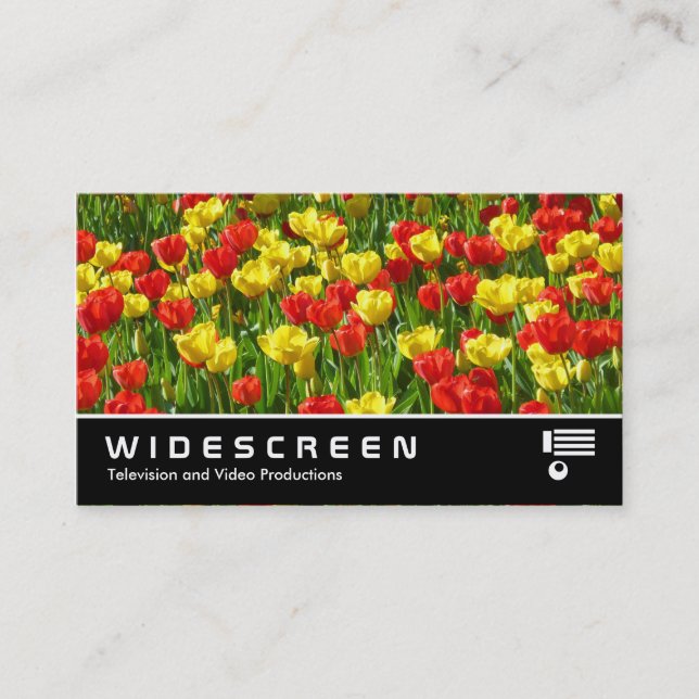 Widescreen 320 - Sea of Tulips III Visitkort (Framsida)