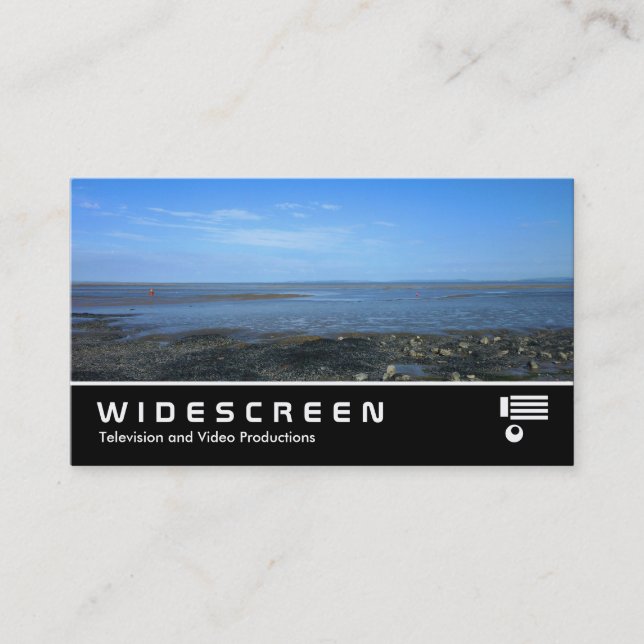 Widescreen 343 - Severn bred flodmynning på Visitkort (Framsida)