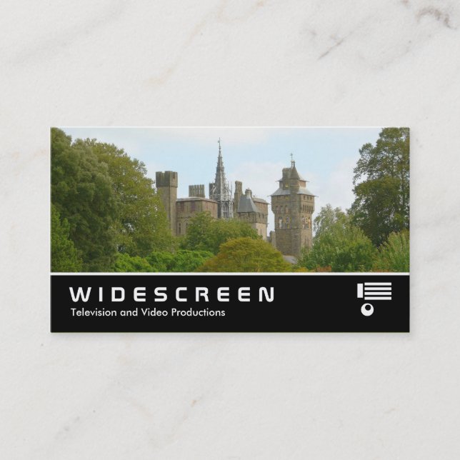 Widescreen 351 - Cardiff Castle Visitkort (Framsida)