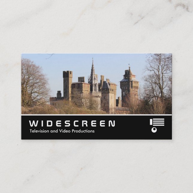 Widescreen 386 - Cardiff Castle Visitkort (Framsida)