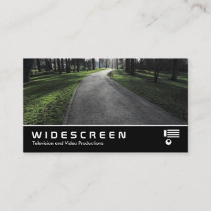 Widescreen 387 - Väg i en park Visitkort