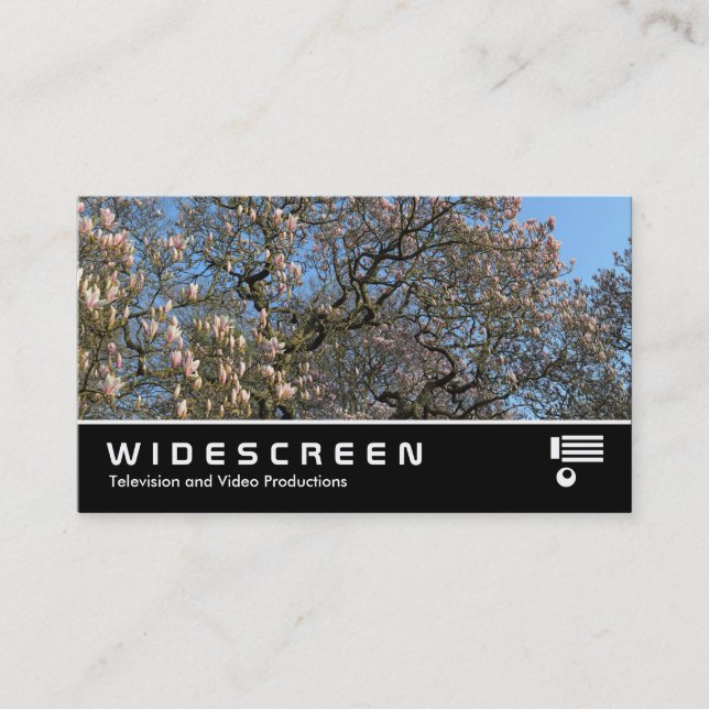 Widescreen 391 - Magnolia Träd Visitkort (Framsida)