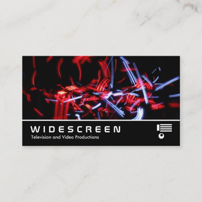 Widescreen 404 - Ljusspår Visitkort (Framsida)
