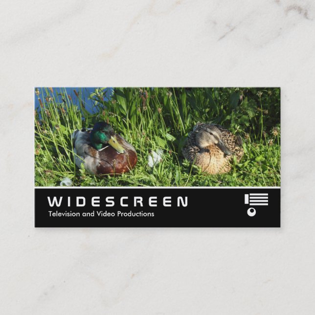 Widescreen 407 - Mr och Mrs Mallard Visitkort (Framsida)
