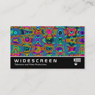 Widescreen 418 - Fractal Abstrakt 191111a Visitkort