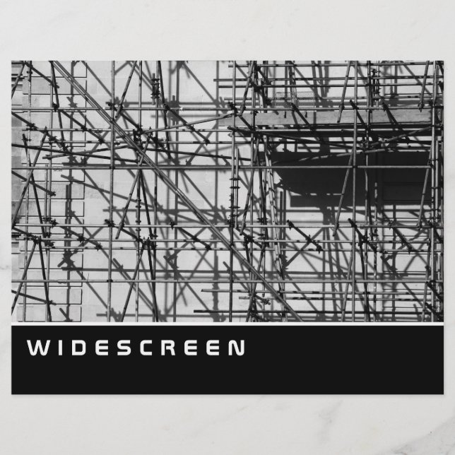 Widescreen - Scaffoling Reklamblad (Framsidan)