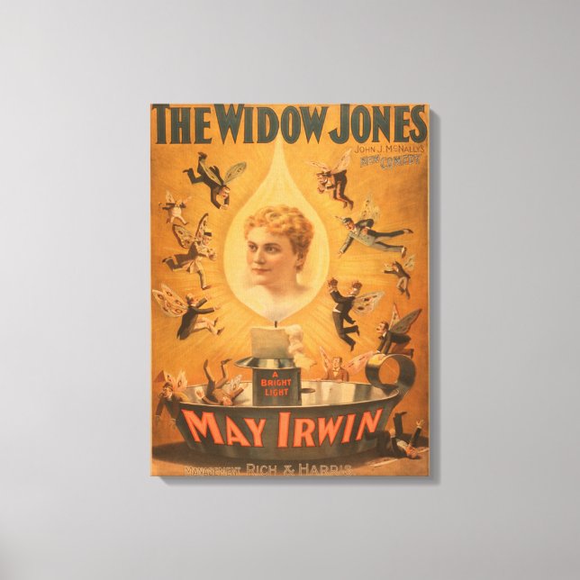 "Widow Jones" som lockar Manar like Flies Canvastryck (Framsida)