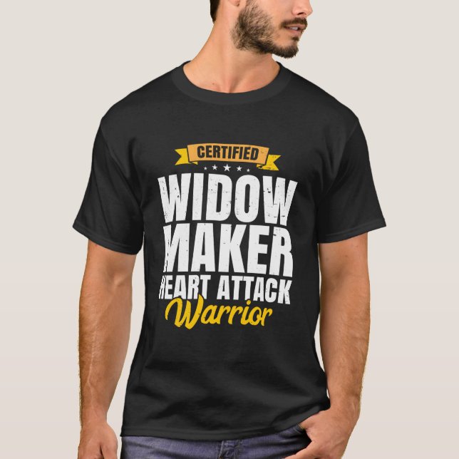 Widow Maker attackerar Survivor Get well Recovery T Shirt (Framsida)