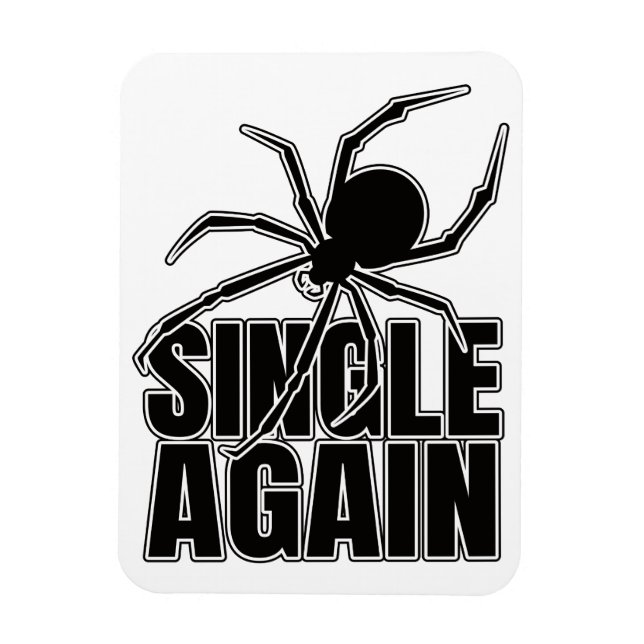 Widow Spider Venomous Spiders - Arachnology Geek Magnet (Vertikal)