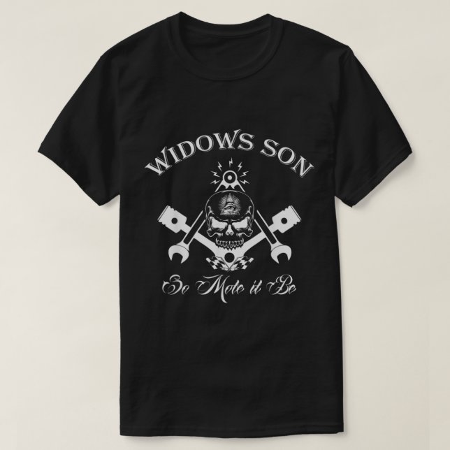 Widows Son Masonic T Shirt (Design framsida)