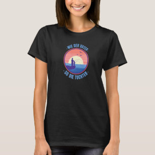 Wie Der Vater så Die Tochter som Pappa dotter Fis T Shirt