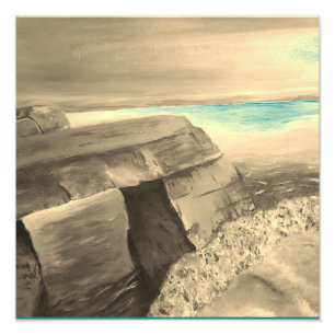 Wied-il Mielah Gozo Acrylic Painting Fototryck