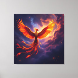Wiedergeburt des Phönix   Canvastryck