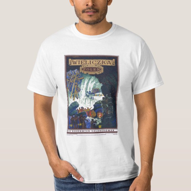 Wieliczka Polen/Polen reser salt min konst T-shirt (Framsida)