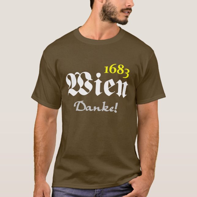 Wien 1683 - Danke T Shirt (Framsida)