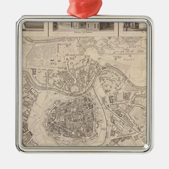 Wien 2 julgransprydnad metall (Framsidan)