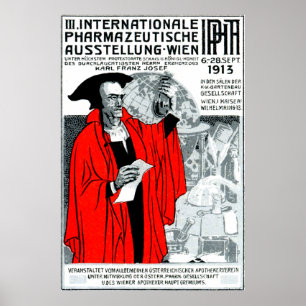 Wien apotekaffisch 1913 poster