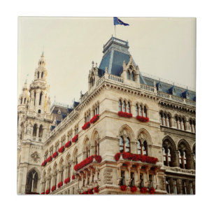 Wien arkitektur kakelplatta