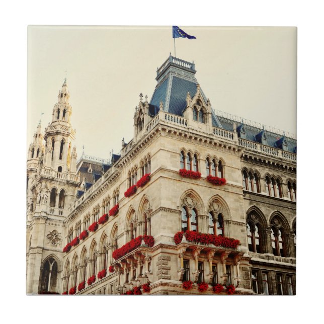 Wien arkitektur kakelplatta (Framsidan)