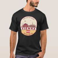 Wien Austria City Skyline Emblem