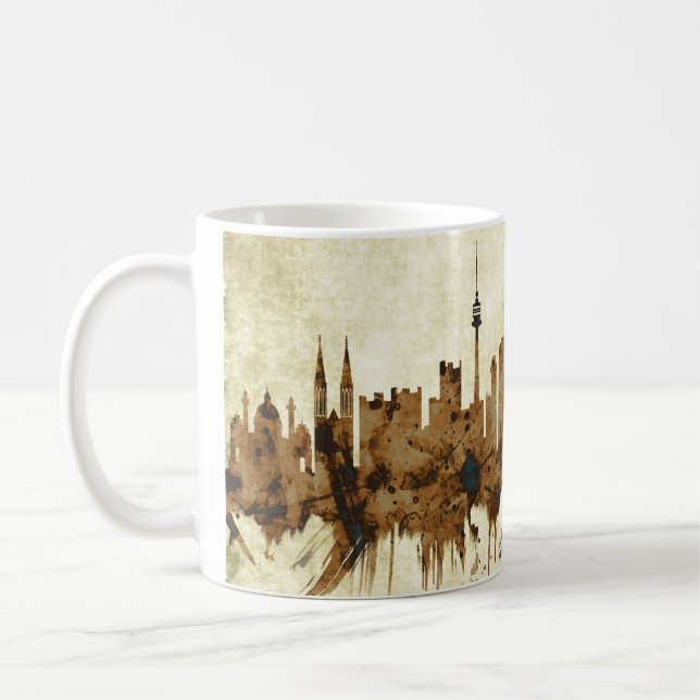 Wien Austria Cityscape Kaffemugg (Vänster)