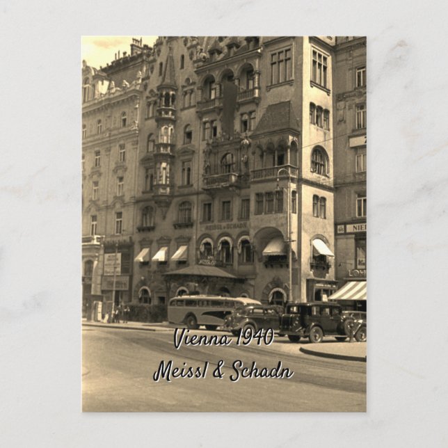 Wien Austria Meissl & Schdn Restaurant 1940 Vykort (Framsida)