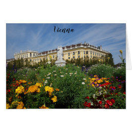 Wien Austria Schonbrunn Palace Travel Hälsningskort